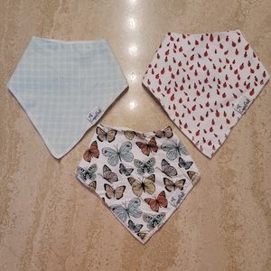 3 Copper Pearl Baby Bibs